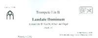 Jones, R: Laudate Dominum