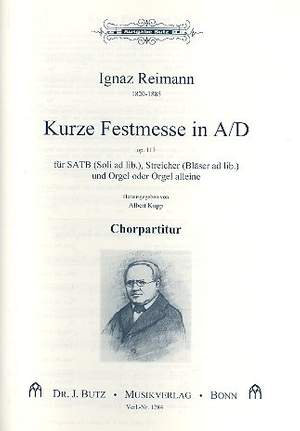 Reimann, I: Kurze Festmesse op.113