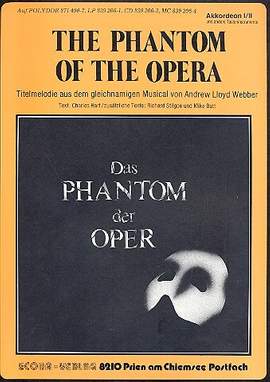 Lloyd Webber, A: The Phantom of the Opera
