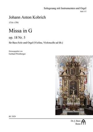 Kobrich, J A: Missa in G op.18 Nr.5