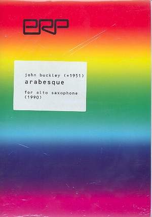 Buckley, J: Arabesque for alto saxophone