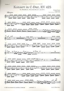 Vivaldi, A: Konzert C-Dur RV425