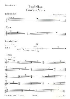 Sisask, U: Missa no.3