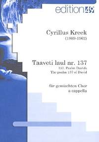 Kreek, C: Taaveti laul nr.137