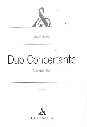 Kosoric, D: Duo concertante