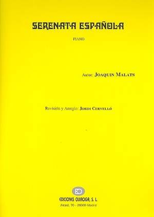 Malats, J: Serenata espanola