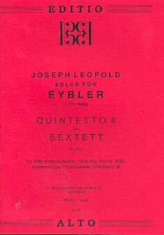 Eybler, J L E v: Quintetto D-Dur Nr.2 (oder Sextett)