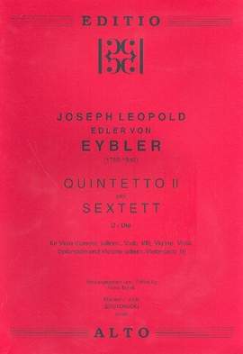 Eybler, J L E v: Quintetto D-Dur Nr.2 (oder Sextett)