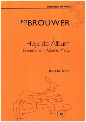 Brouwer, L: Hoja de Álbum