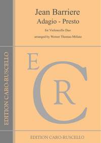 Barrière, J: Adagio - Presto