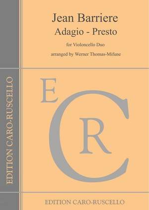 Barrière, J: Adagio - Presto