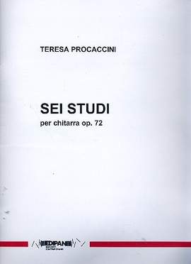 Procaccini, T: 6 Studi op.72 per chitarra