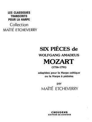 Mozart, W A: 6 Pièces pour harpe celtique