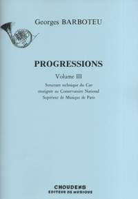 Barboteu, G: Progressions vol.3