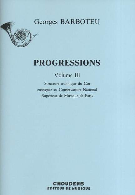 Barboteu, G: Progressions vol.3