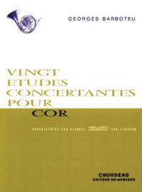Barboteu, G: 20 études concertantes