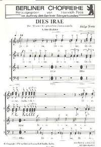 Joerns, H: Dies Irae für gem Chor
