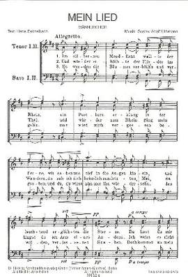 Uthmann, G A: Mein Lied