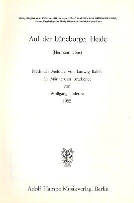 Rahlfs, L: Auf der Lüneburger Heide
