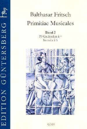 Fritsch, B: Primitiae musicales Band 2