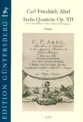 Abel, C F: 6 Quartette op.12