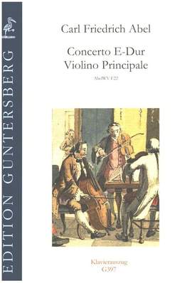 Abel, C F: Concerto E-Dur Violino principale AbelWV F22