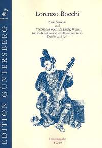 Bocci, L: 2 Sonaten und Variationen über eine irische