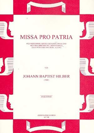 Hilber, J B: Missa pro patria