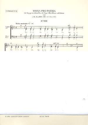Hilber, J B: Missa pro patria