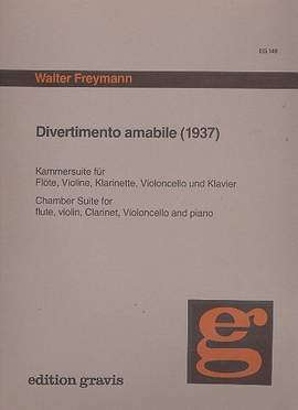 FREY, W: Divertimento amabile für Flöte, Violine,