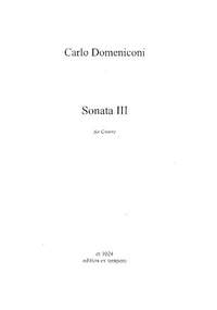 Domeniconi, C: Sonate Nr.3