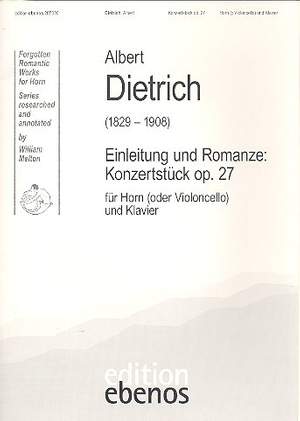 Dietrich, A: Einleitung und Romanze op.27