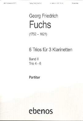 Fuchs, G F: 6 Trios Band 2 (Nr.4-6)