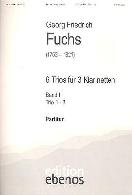 Fuchs, G F: 6 Trios Band 1 (Nr.1-3)