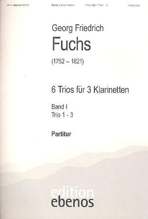 Fuchs, G F: 6 Trios Band 1 (Nr.1-3)
