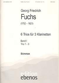 Fuchs, G F: 6 Trios Band 1 (Nr.1-3)