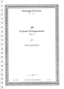 Concone, G: 50 lyrische Vortragsstücke op.9 Band 1