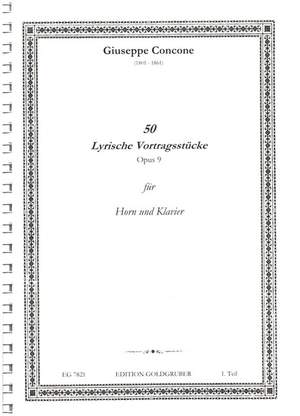 Concone, G: 50 lyrische Vortragsstücke op.9 Band 1