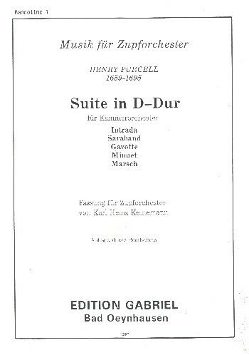 Purcell, H: Suite D-Dur