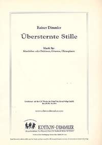 Dimmler, R: Übersternte Stille für Mandoline