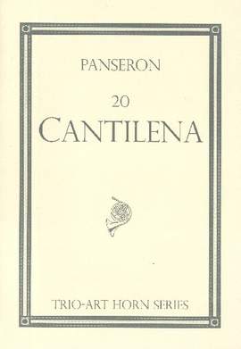 Panseron, A: 20 Cantilena