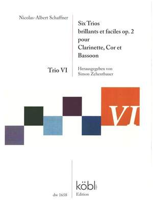 Schaffner, N A: 6 Trios brillants et faciles op.2- Trio no.6