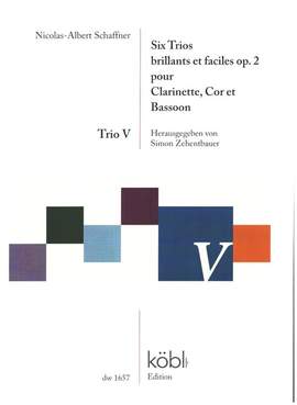 Schaffner, N A: 6 Trios brillants et faciles op.2- Trio no.5