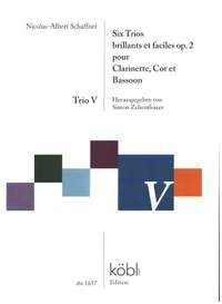 Schaffner, N A: 6 Trios brillants et faciles op.2- Trio no.5