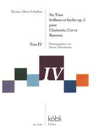 Schaffner, N A: 6 Trios brillants et faciles op.2- Trio no.4