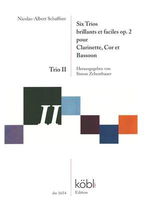 Schaffner, N A: 6 Trios brillants et faciles op.2- Trio no.2