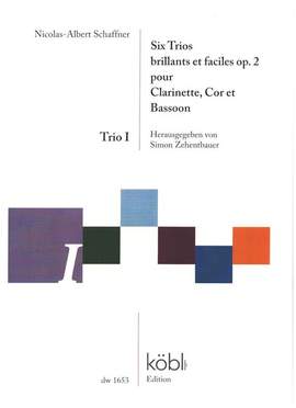 Schaffner, N A: 6 Trios brillants et faciles op.2- Trio no.1