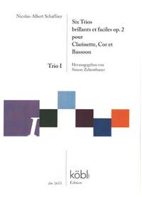 Schaffner, N A: 6 Trios brillants et faciles op.2- Trio no.1