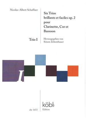 Schaffner, N A: 6 Trios brillants et faciles op.2- Trio no.1