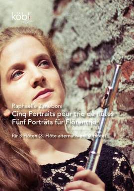 Zaneboni, R: 5 Portraits pour trio de flûtes